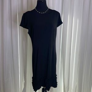 Little Black AA Studio Dress with Frills, size 14
